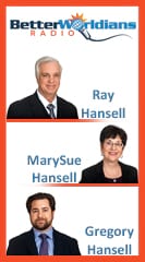 Ray Hansell, MarySue Hansell, and Gregory Hansell