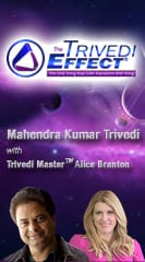 Mahendra Kumar Trivedi with Trivedi Master Alice Branton