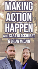 Sara Blackhurst with Brian McCain